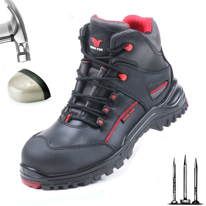 S3 Heavy Industrial Waterproof Insulated safety Boots Dielectric Safety Footwear Black Steel toe safety shoes for Men