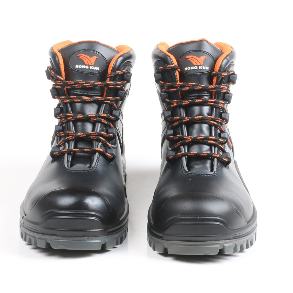 Lightweight Steel Toe Crush-resistant and Waterproof Breathable Safety Boots For Mining