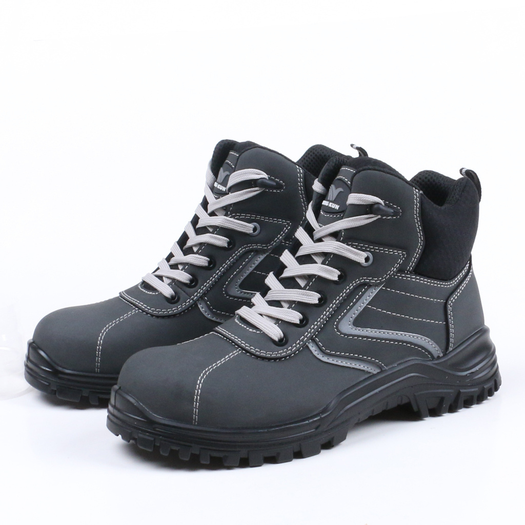 HONGKUN factory Steel Toe Safety Shoes Men Breathable Work Shoes Anti-Smashing Anti-Puncture Safety Boots Work Boots Hiking boot