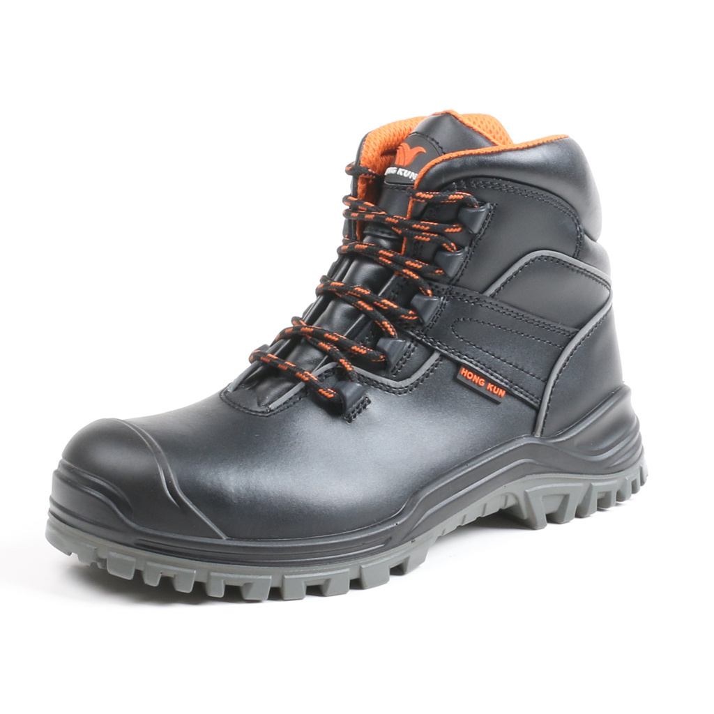 Lightweight Steel Toe Crush-resistant and Waterproof Breathable Safety Boots For Mining