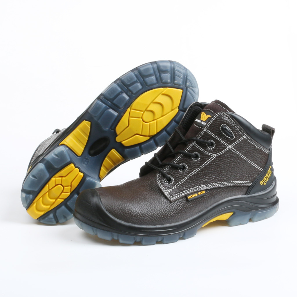 High Quality Anti-slip Anti-puncture Breathable  Waterproof Work shots Composite Steel Toe Safety Shoes