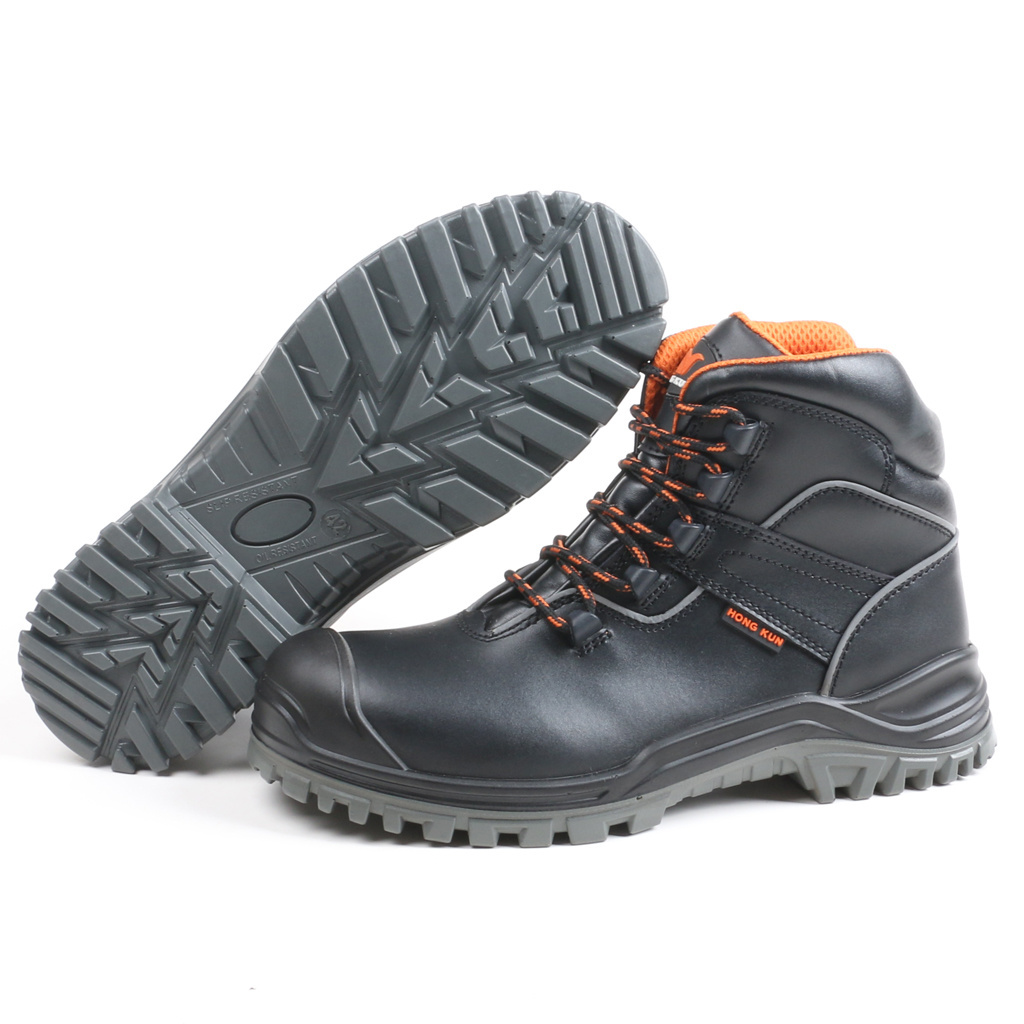 Lightweight Steel Toe Crush-resistant and Waterproof Breathable Safety Boots For Mining