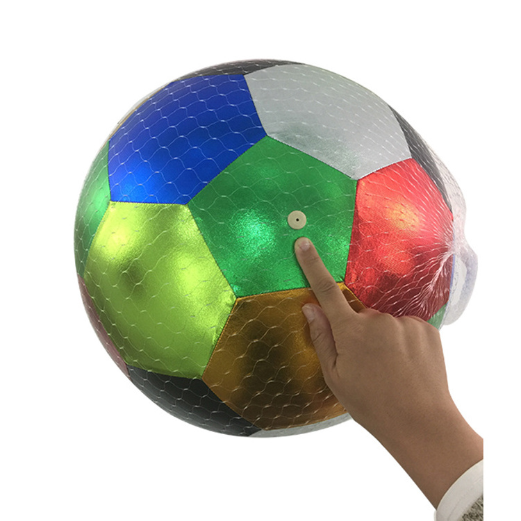 Metallic Foil Disco Ball Mirror Fabric Kids Toys Yiwu Water Cloth Inflatable Pvc Beach Bouncy Ball