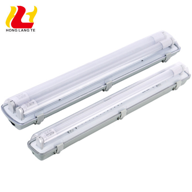 T8 T5 Led replaced fluorescent glass or aluminum tube 60W triproof waterproof dustproof ip65 lights fixture with plastic covers