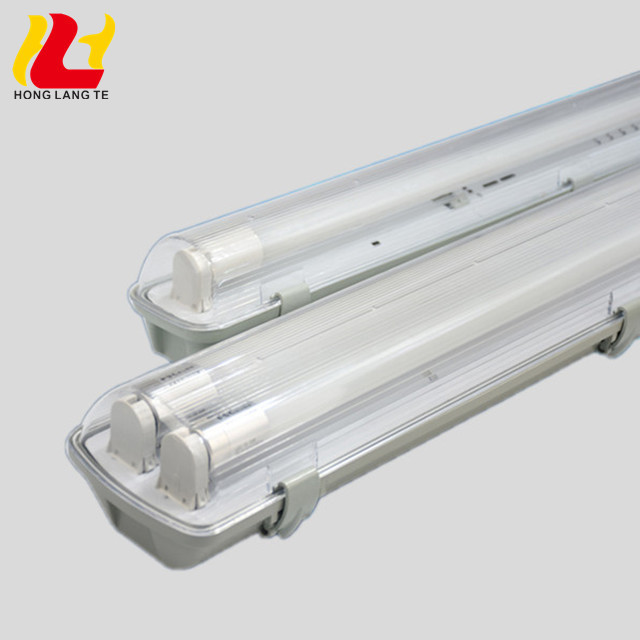 T8 T5 Led replaced fluorescent glass or aluminum tube 60W triproof waterproof dustproof ip65 lights fixture with plastic covers