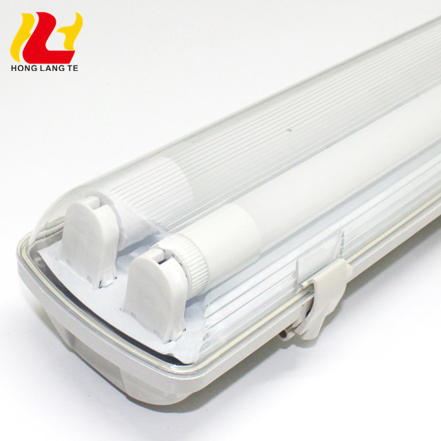 T8 T5 Led replaced fluorescent glass or aluminum tube 60W triproof waterproof dustproof ip65 lights fixture with plastic covers