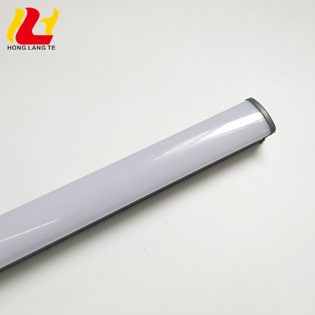 Led tri-proof Light Housing Customized Size 1200mm Linear Light  Waterproof Shell IP65 PC Cover