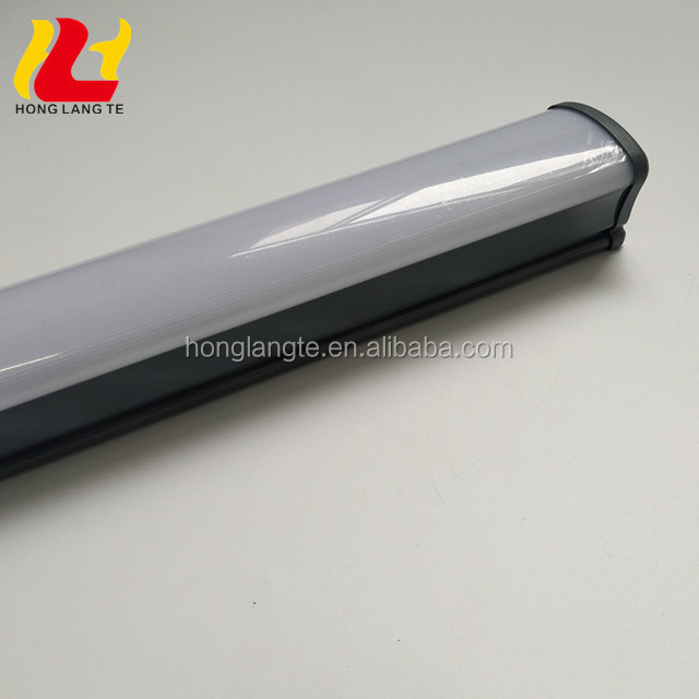 Led tri-proof Light Housing Customized Size 1200mm Linear Light  Waterproof Shell IP65 PC Cover