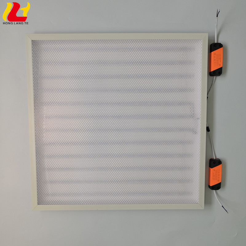 Hotel  Factory Plastic Cover Ceiling Grid Star Shape Light Line 120W  Recessed 60x60cm LED Panel light