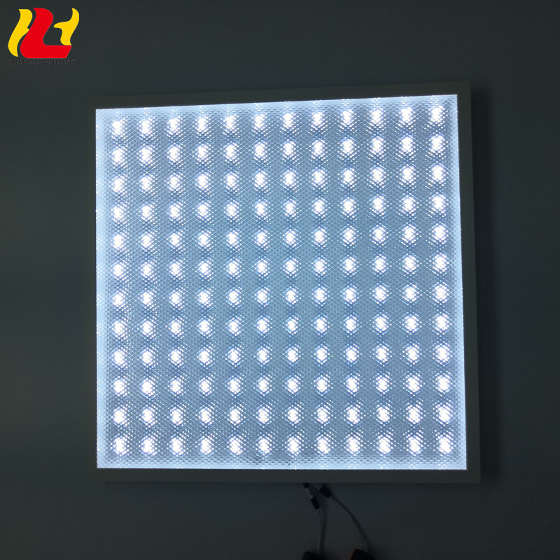 Hotel  Factory Plastic Cover Ceiling Grid Star Shape Light Line 120W  Recessed 60x60cm LED Panel light