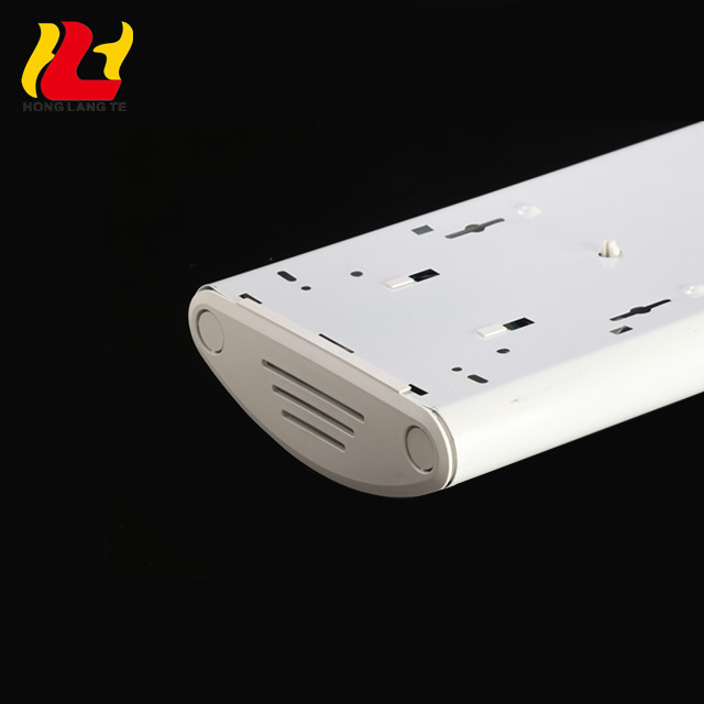 2x18W 20W Double Lamp IP65 Dustproof Tri proof Purified T5 T8 LED Glass Tube Grille Fluorescent Ceiling Light Fixture