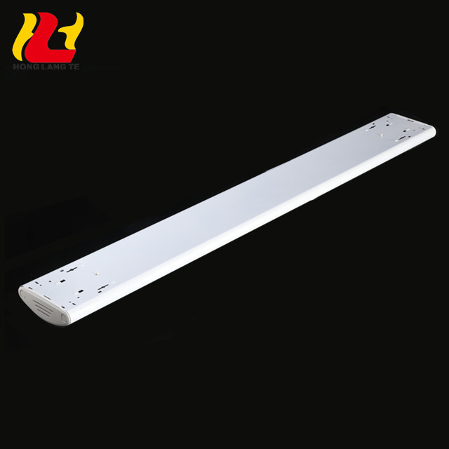 2x18W 20W Double Lamp IP65 Dustproof Tri proof Purified T5 T8 LED Glass Tube Grille Fluorescent Ceiling Light Fixture