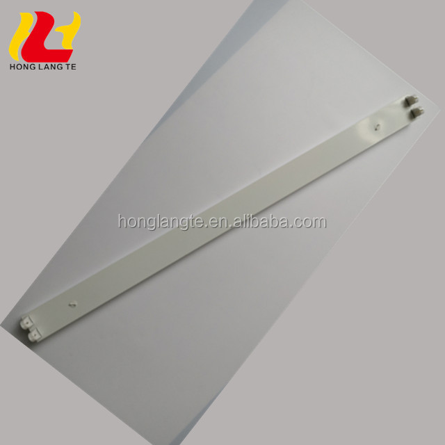 2Ft 3Ft 4Ft Square Iron Body 18W 36W 60W 120W T8 T5 Led Linear Ceiling Doule Fluorescent Light Tube Fixture With Flat Cover