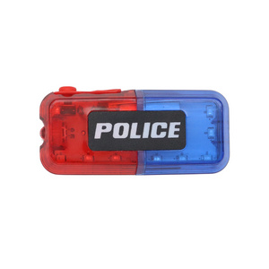 Red blue warning light security shoulder lamp rechargeable strobe flashing LED shoulder light