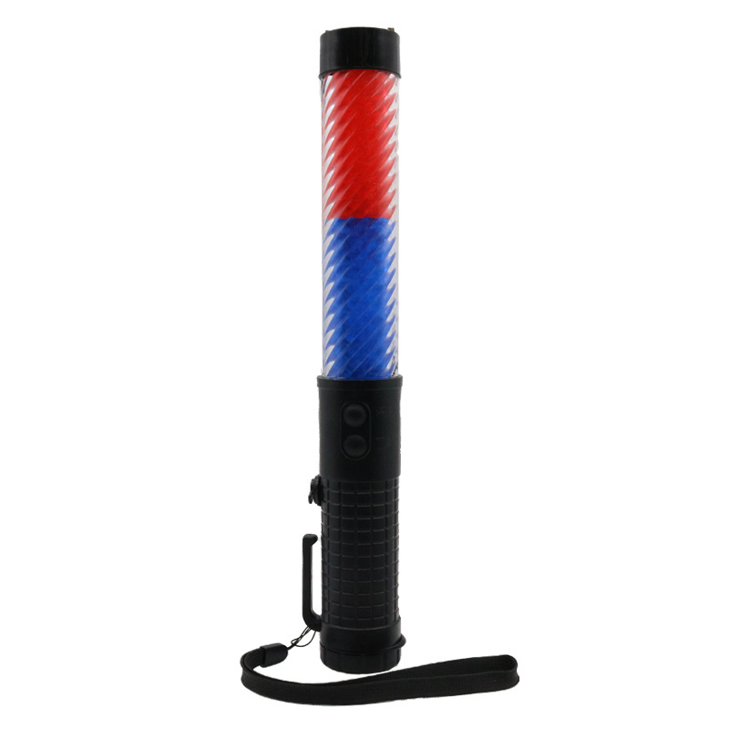 Plastic Traffic baton Rechargeable LED wand traffic light baton Security rod flashing batons