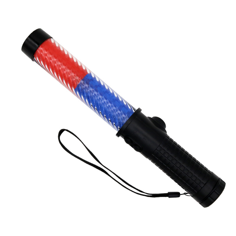 Plastic Traffic baton Rechargeable LED wand traffic light baton Security rod flashing batons