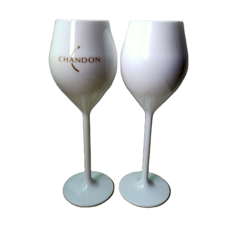 13cl Party White Plastic Cup Reusable Champagne Flutes