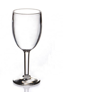 Hot Sale 7oz Custom Logo Cheap Plastic Wine Glasses