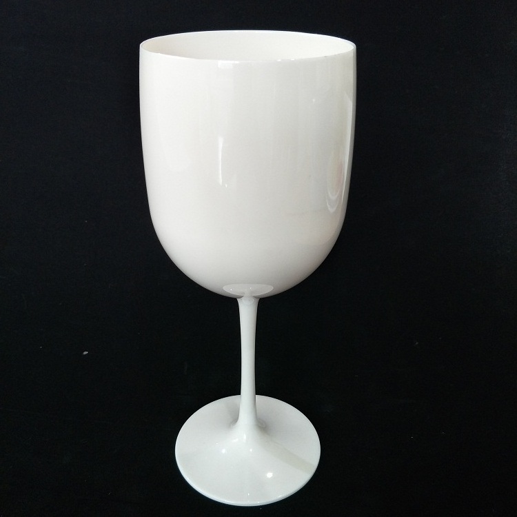 Custom 16 oz Recycled Reusable PP Plastic Wine Glasses Unbreakable