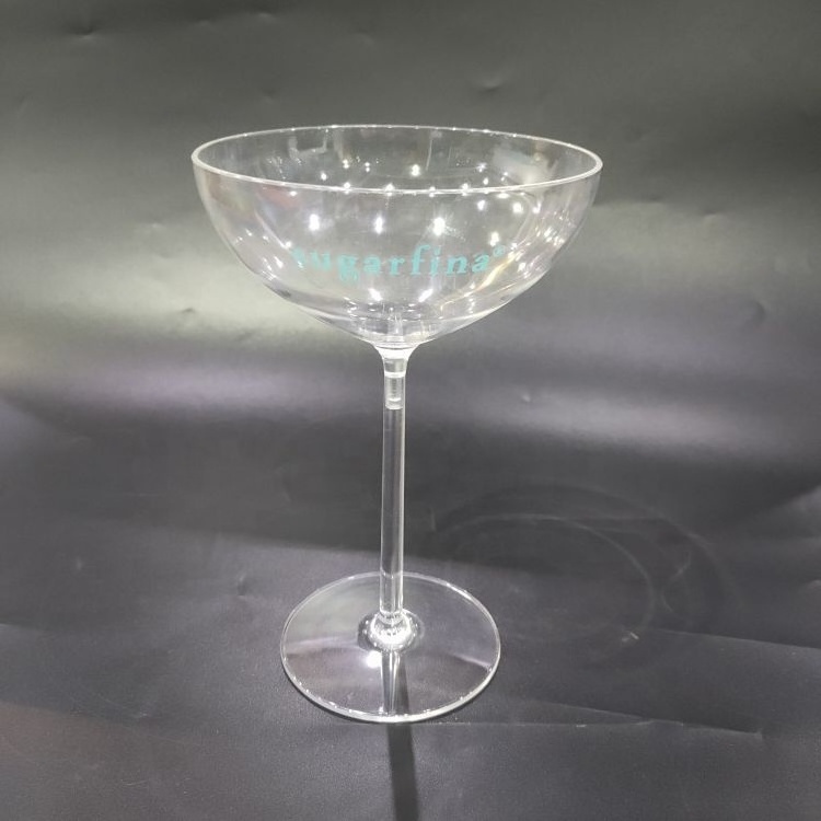 Food Grade 270ml Disposable Plastic Margarita Glasses