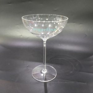 Food Grade 270ml Disposable Plastic Margarita Glasses