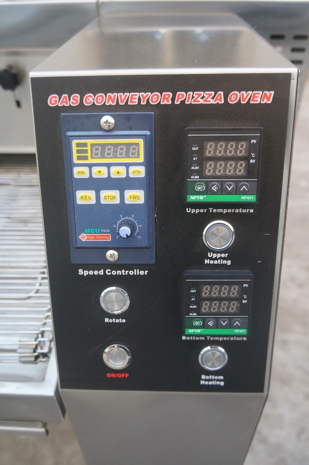 hot sale commercial gas conveyor pizza oven