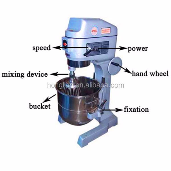 10L planetary mixer with Beater / Wire Whip / Dough Hook /Mixing Bowl Accessories