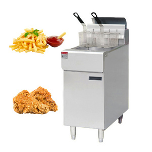 Broasted Chicken Machine Used Open Fryer KFC Chicken Frying Food Gas Open Deep Fryer