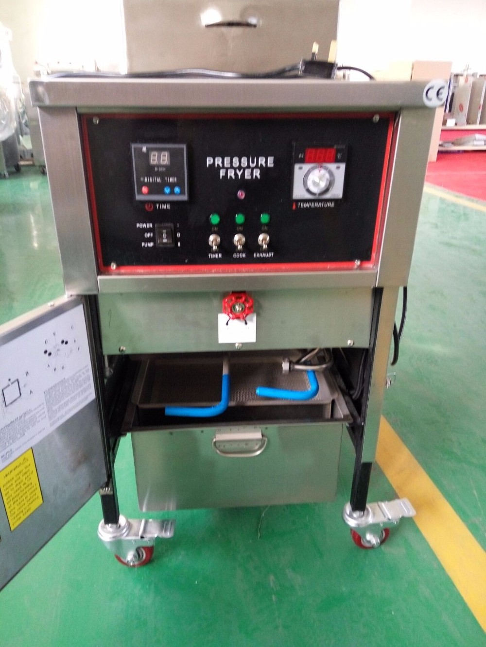 Pfe-600L High Quality Stainless Steel  Pressure Fryer Kfc Pressure Fryer Broasted Chicken Machine