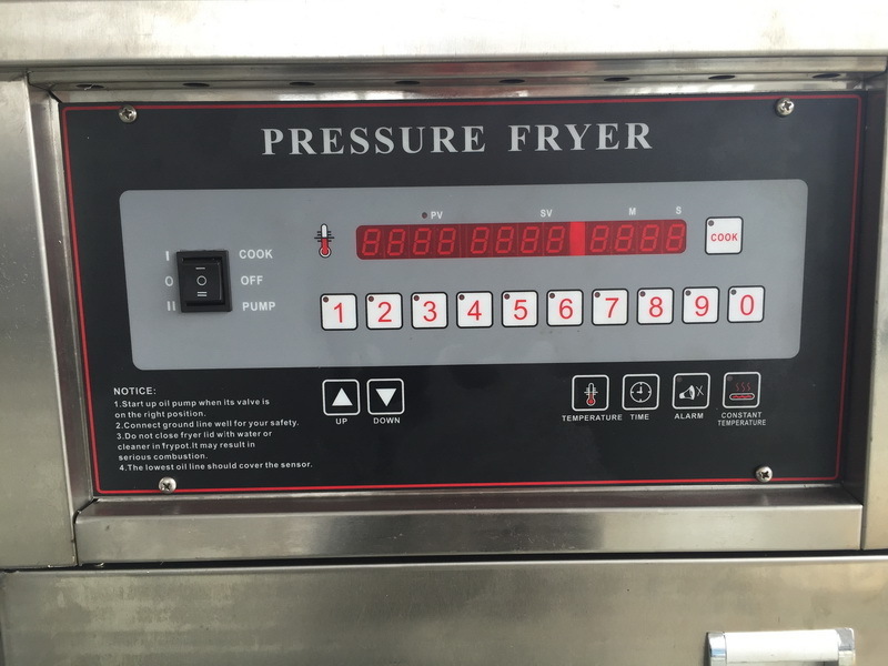 Hot selling digital control system used henny penny pressure fryer for ...