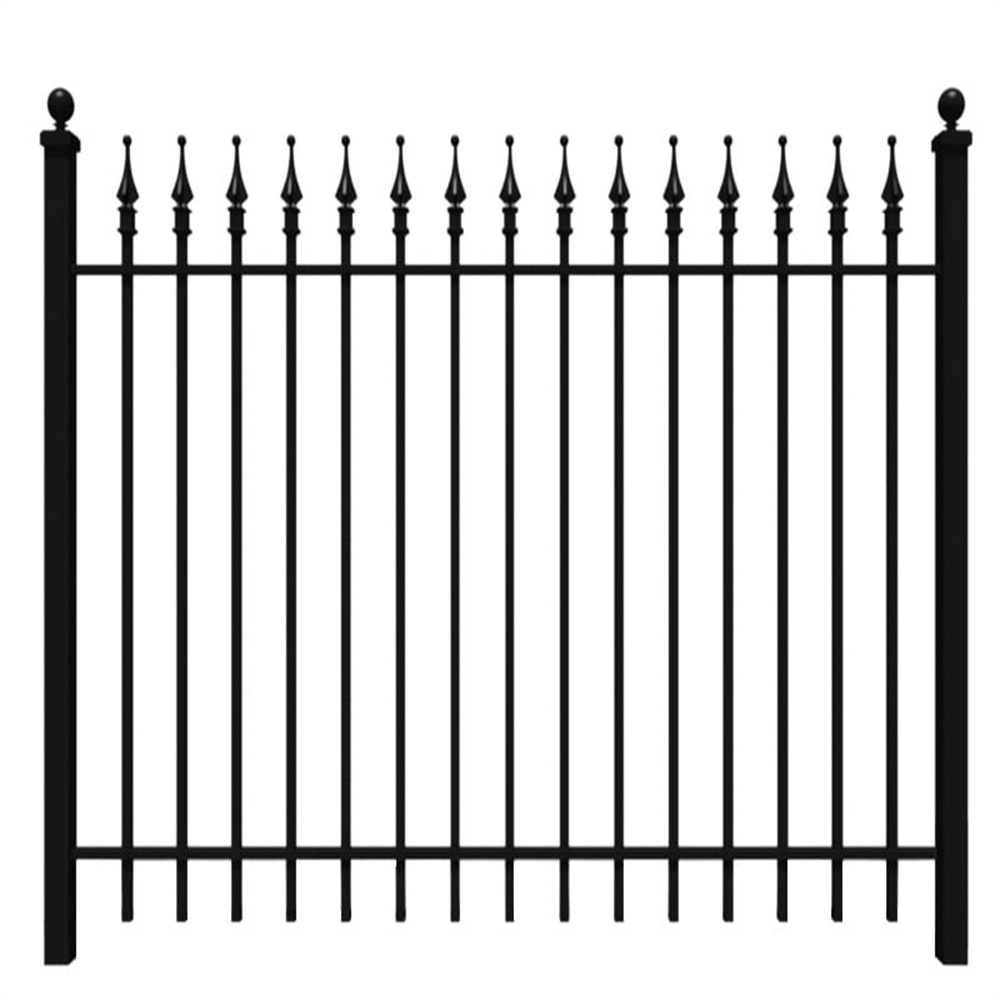 America 6 Foot Modern Wrought Iron Zinc Steel Fence