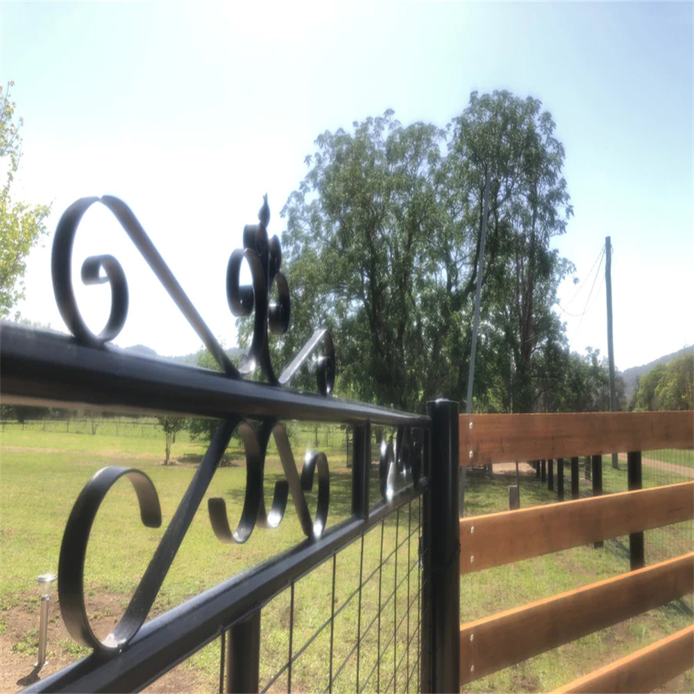 America 6 Foot Modern Wrought Iron Zinc Steel Fence