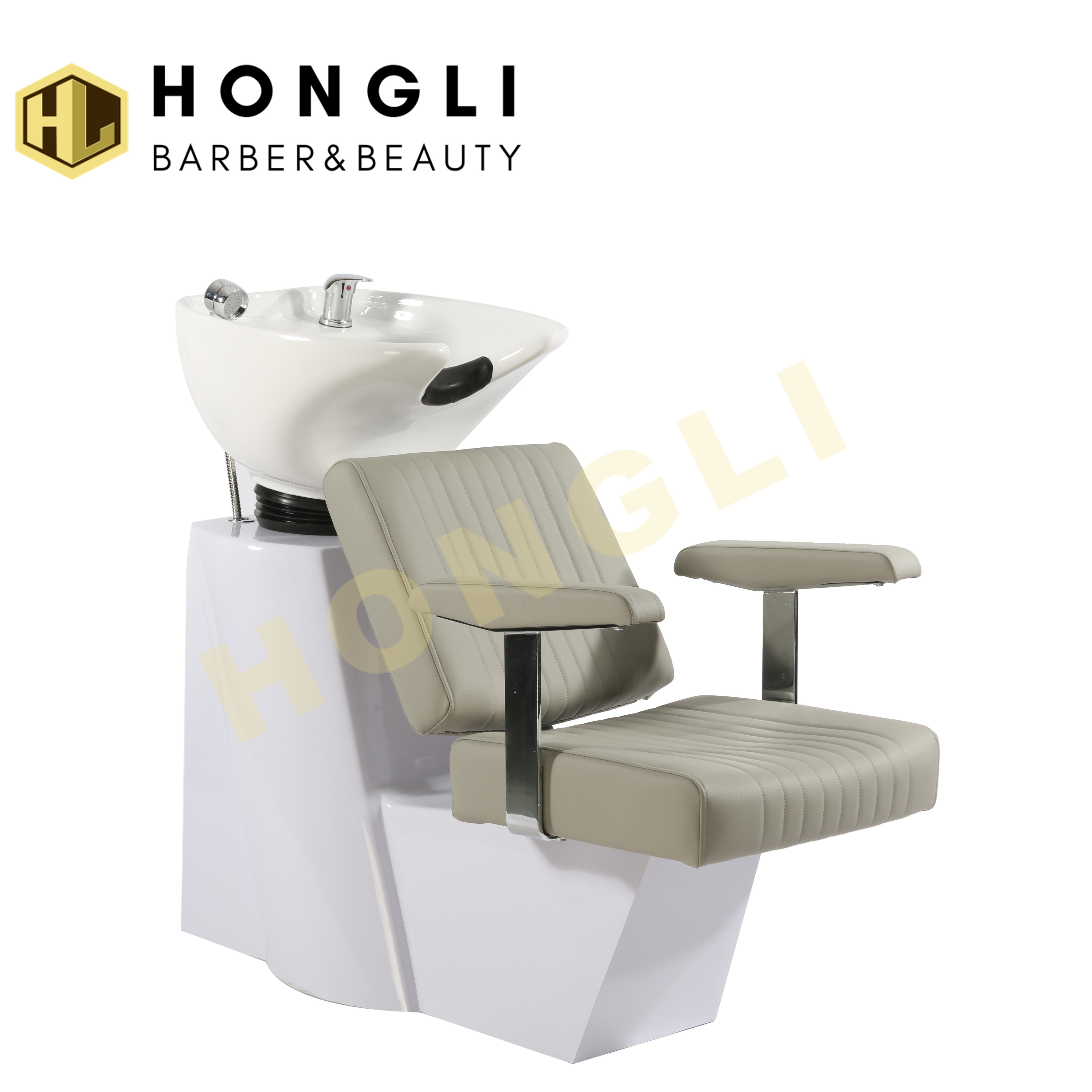 Lay down hair washing shampoo sink bowl salon chairs for children and adult