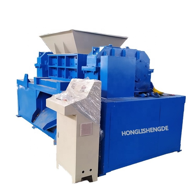 New Textile Shredding Machine Used Tire Recycle Shredder for Sale Vertical Single Shaft Impact Crusher Price Plastic Shredder 40