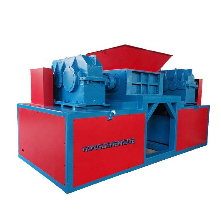 New Textile Shredding Machine Used Tire Recycle Shredder for Sale Vertical Single Shaft Impact Crusher Price Plastic Shredder 40