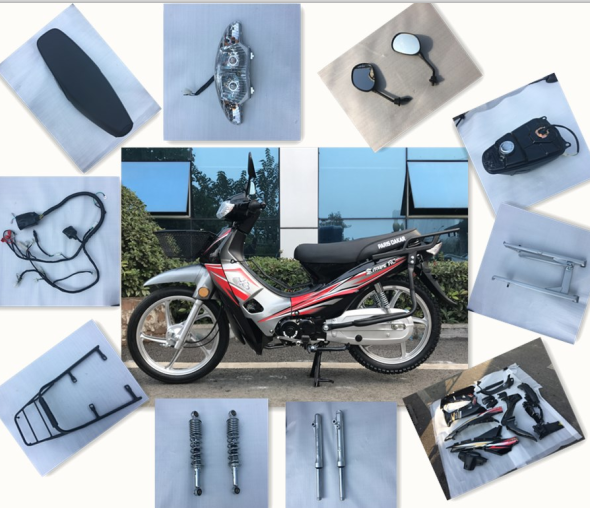 2022 HJ110  DY110 Cheap haoji n Lifan electric bike motorcycle scooter scooter electric Motorcycle Parts gas scooters