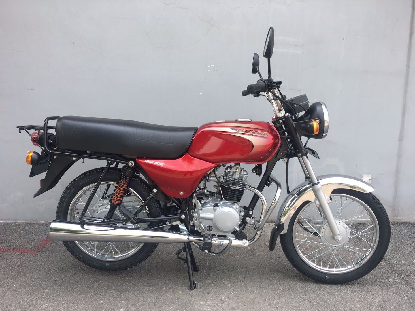 Chongqing India BAJAJ  100CC Red Motorcycle