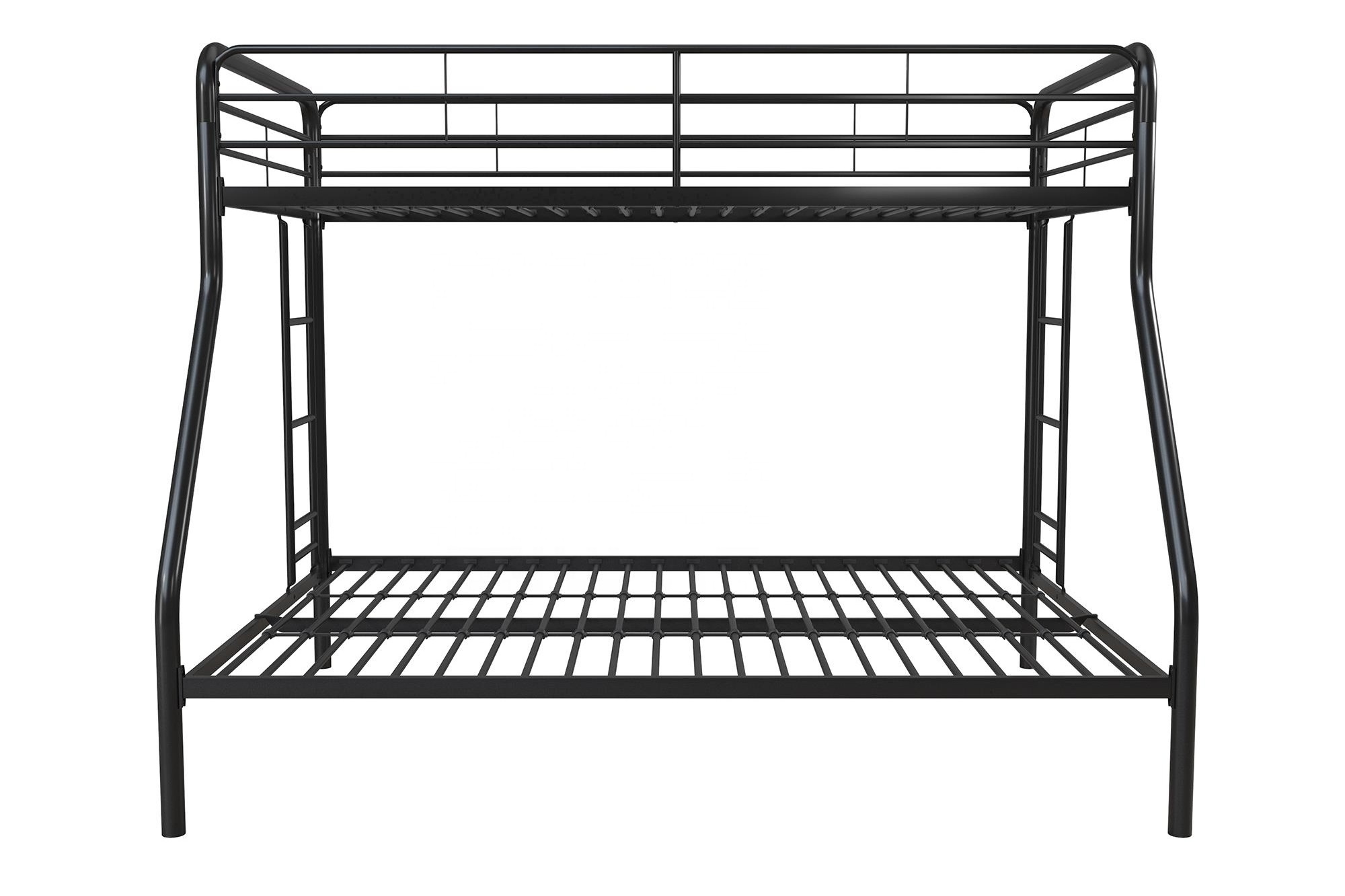 wholesale modern design space saving black double decker heavy duty student dormitory apartment steel metal bunk bed