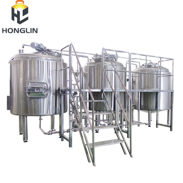 Honglin Brewing Equipment 1000 Liter Complete Line Brewery Plant for Sale Stainless Steel Brewing Beer Ethanol Drum 200l 200 Kg