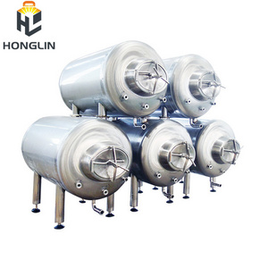 Honglin 20BBL SUS304 pressured glycol jacket cooling stirring 2500L bright beer wine kombucha fermentation tank