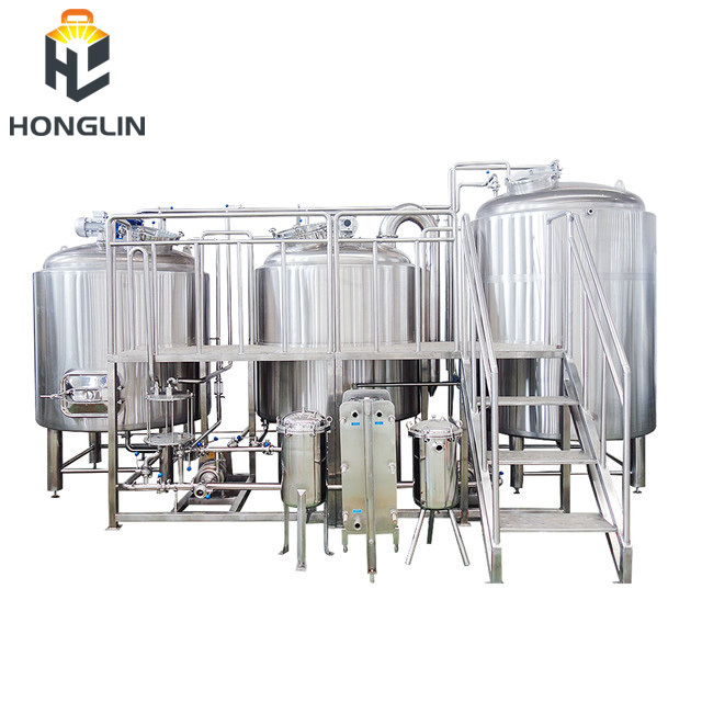 HongLin 304/316l hotels farms restaurant factory home use stainless steel commercial electric beer brewing kettle