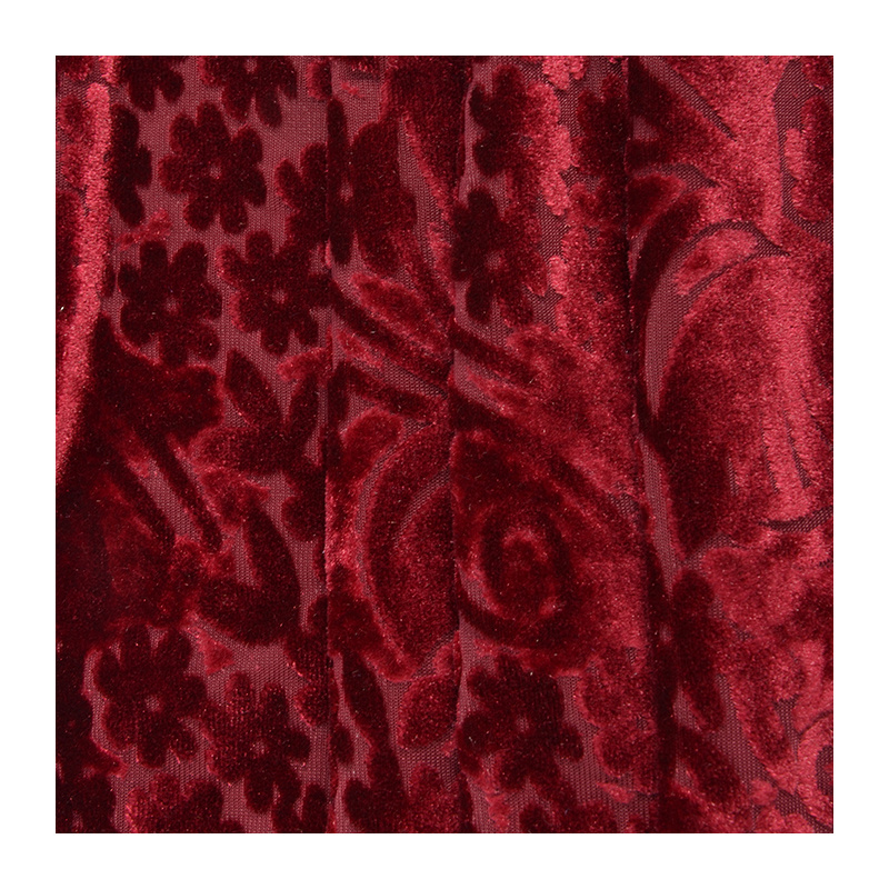 High Quality Custom Velvet Material Plain Fabric With Pattern For Home Textile