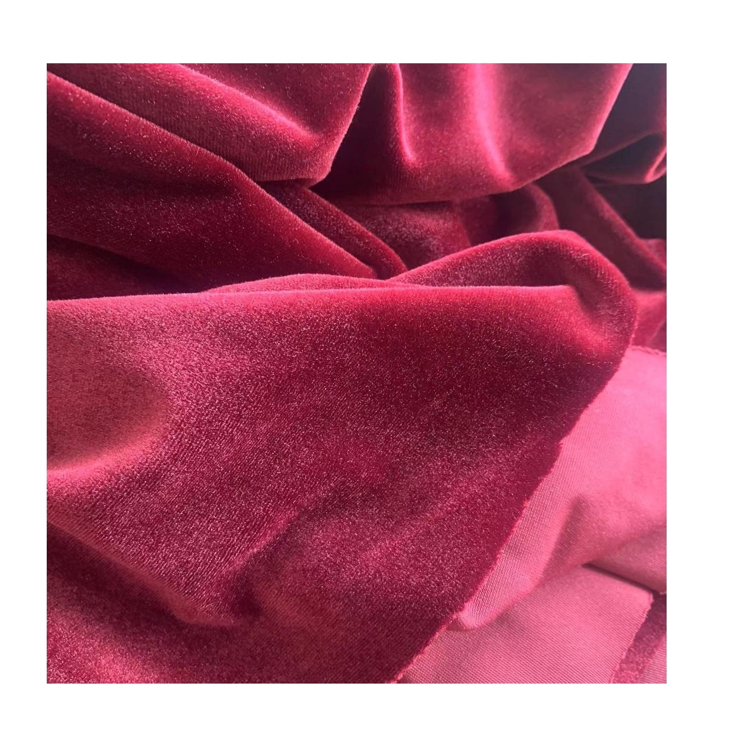 High Quality Micro Shiny Sunshine Stretch Velvet Fabric Price Per Meter For winter