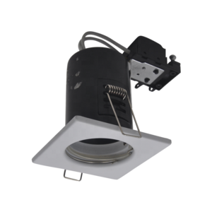 Square or Round Fixed Gu10 Fire Rated Downlight Can Light LED Downlight Housing Gu10 Die-cast Aluminum Halogen Bulbs,led IP20