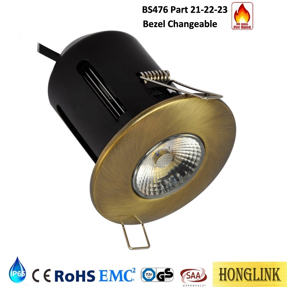 10W IP65 Dimmable led downlight Fire Rated Down light recessed led light with Bezel Changeable with external led driver