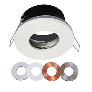 recessed ceiling light gu10 ip65 waterproof round led ceiling light fixture for bedroom lamp