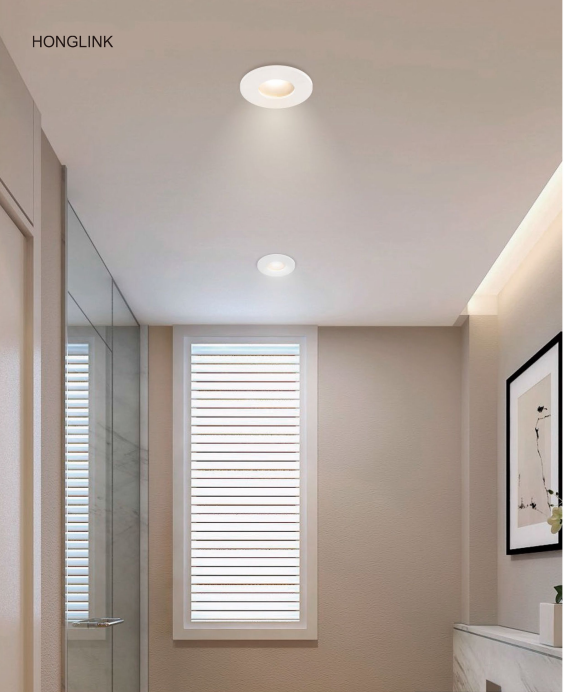 recessed ceiling light gu10 ip65 waterproof round led ceiling light fixture for bedroom lamp