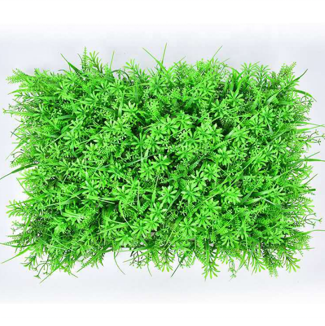 Artificial Lawn Artificial Plant Wall Landscape Decoration Plastic False Green Plant Indoor Background Wall AG019 Grass Support