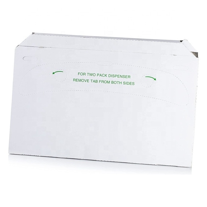 1000 Toilet Seat Covers Easy Flush Half-Fold Commercial Biodegradable Disposable Paper (4 Packs of 250)