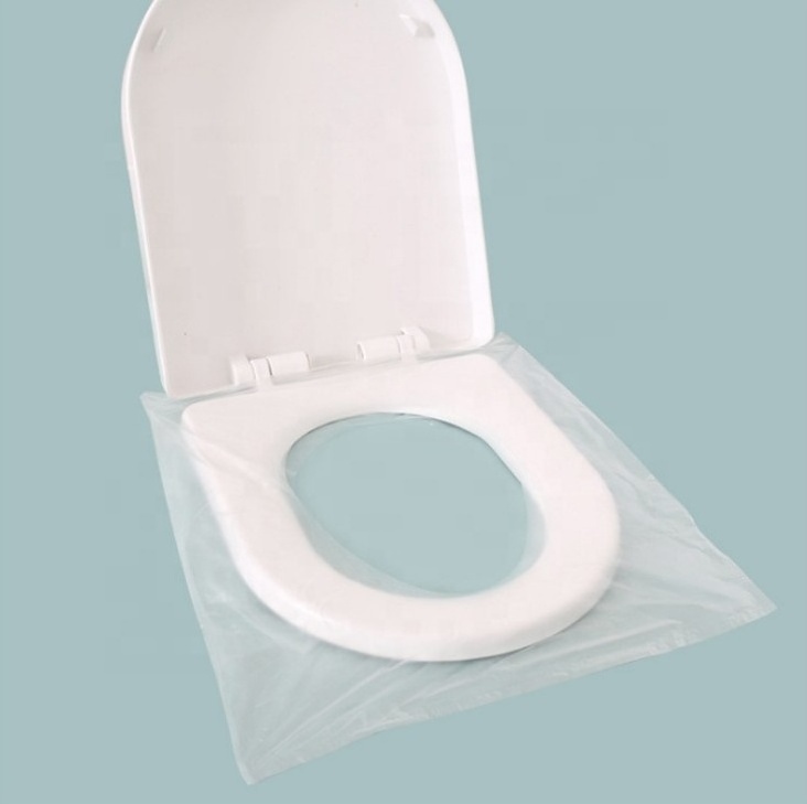 Disposable Waterproof Plastic Toilet Seat Cover For Individual Travel Package